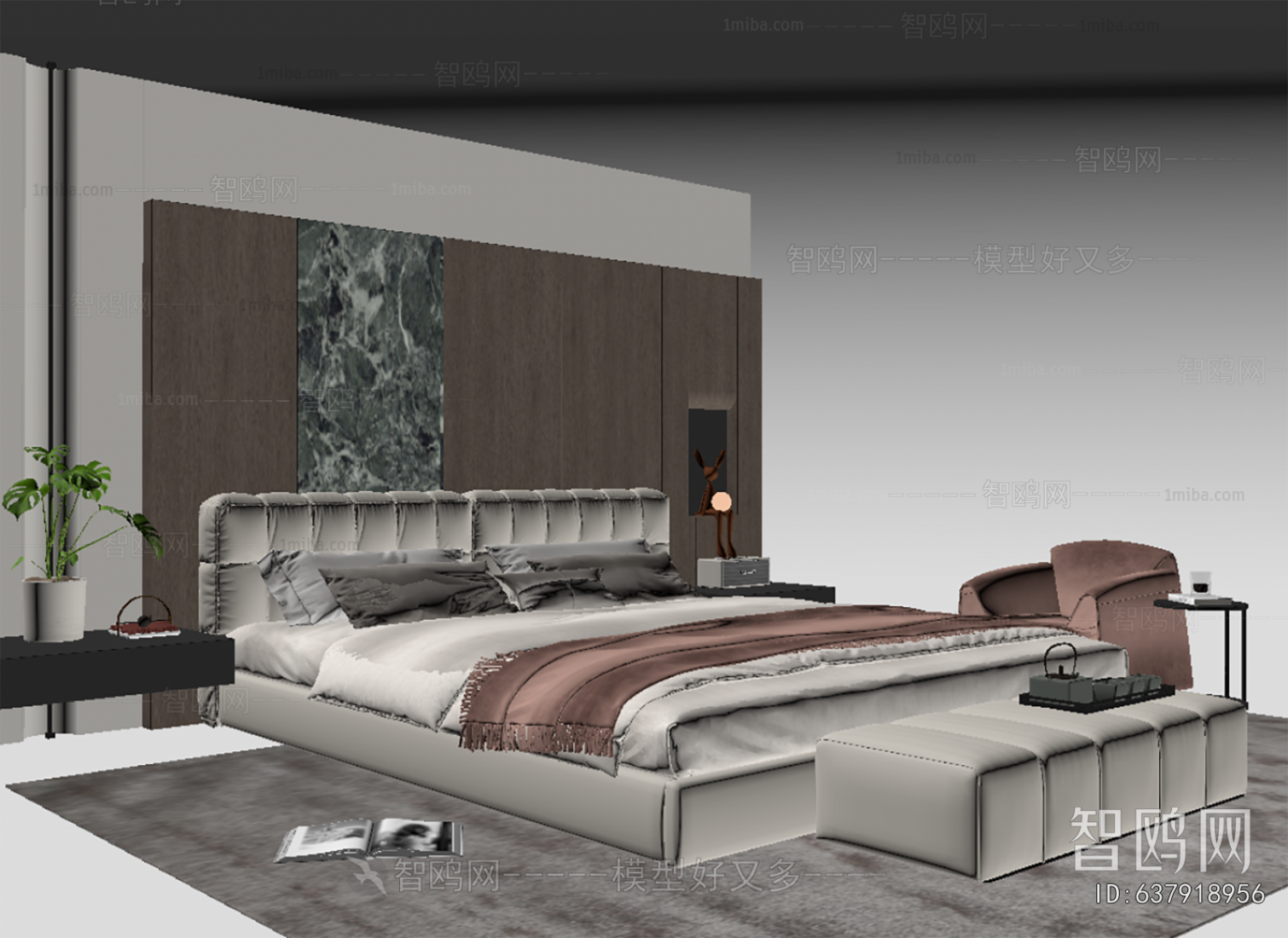 Modern Double Bed