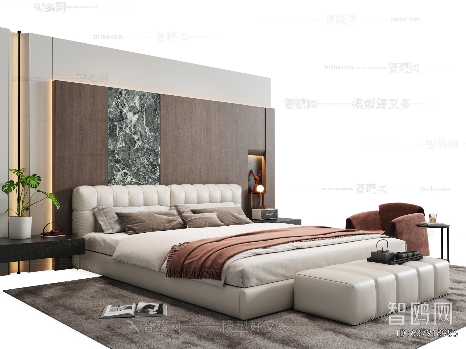 Modern Double Bed