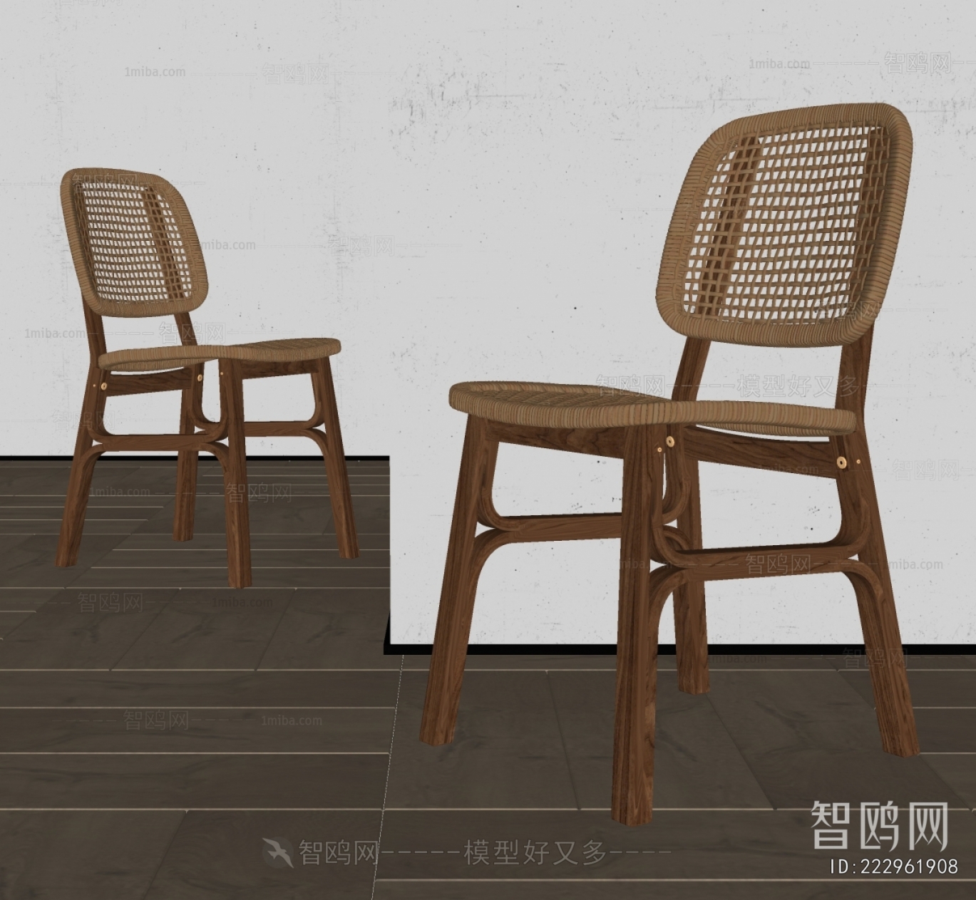 Wabi-sabi Style Single Chair