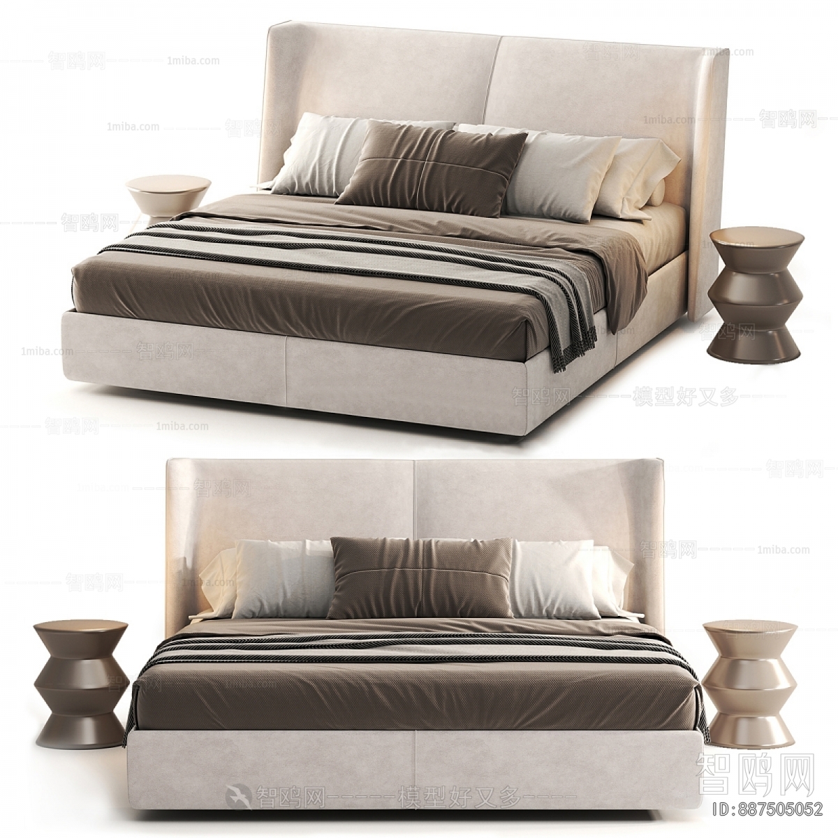 Modern Double Bed