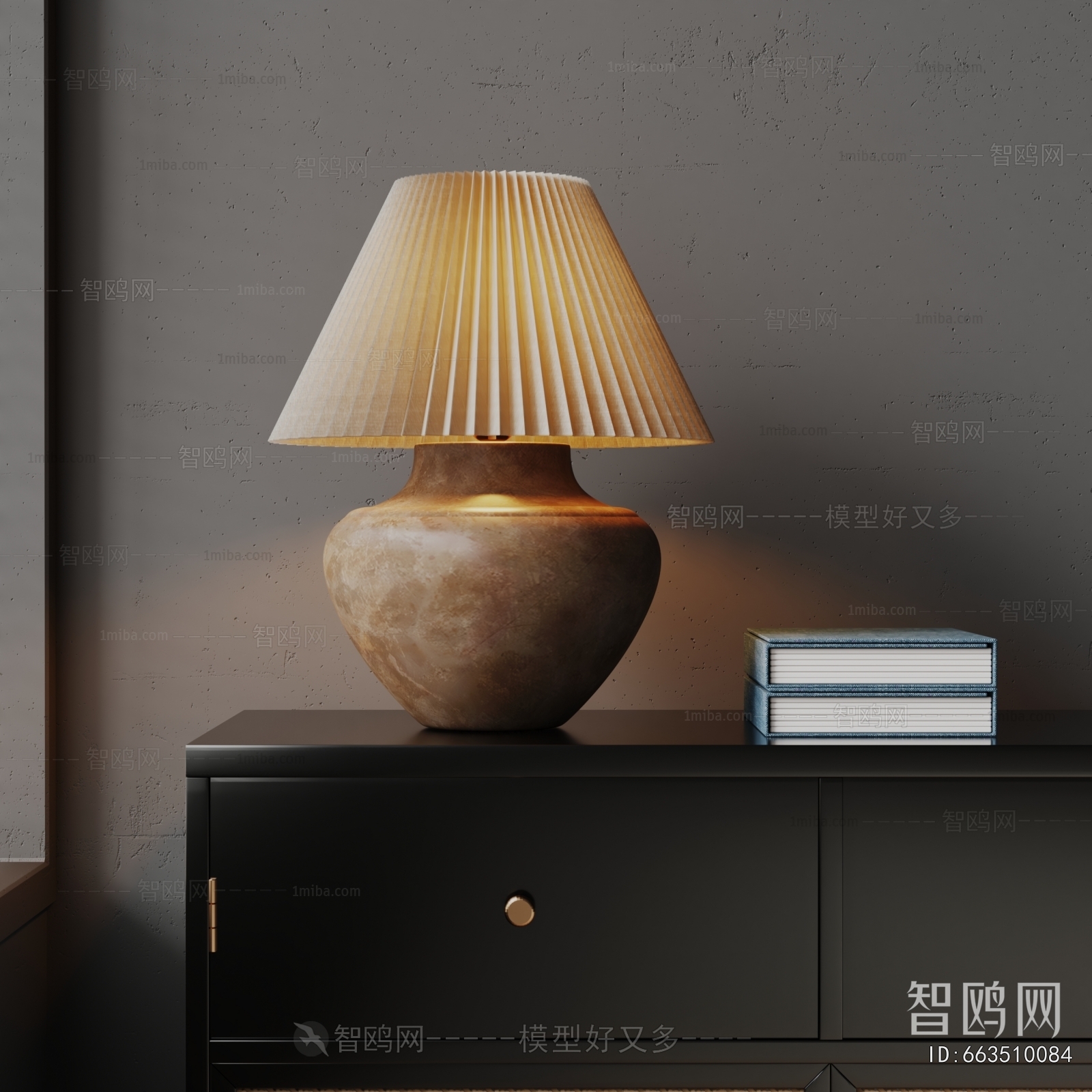 Wabi-sabi Style Table Lamp