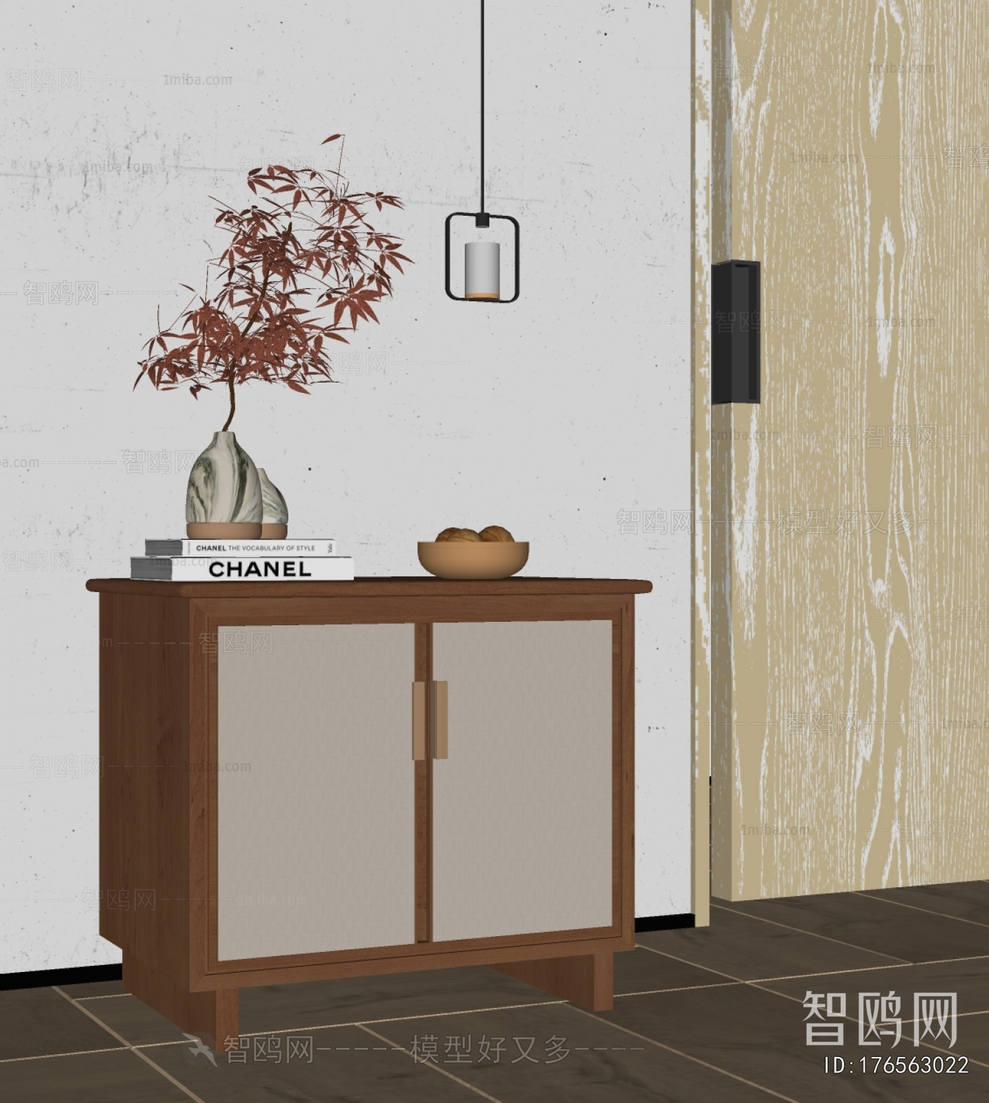 New Chinese Style Side Cabinet