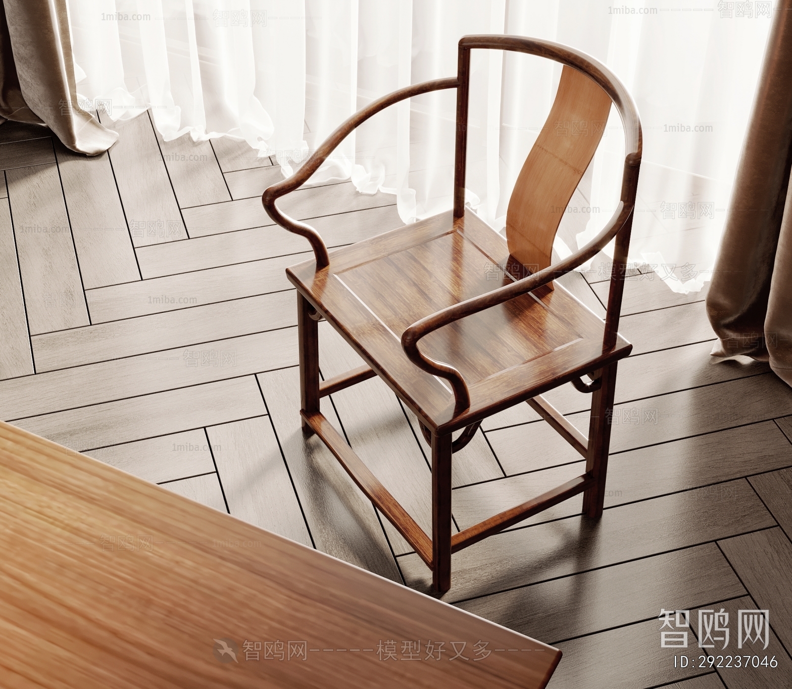 New Chinese Style Lounge Chair