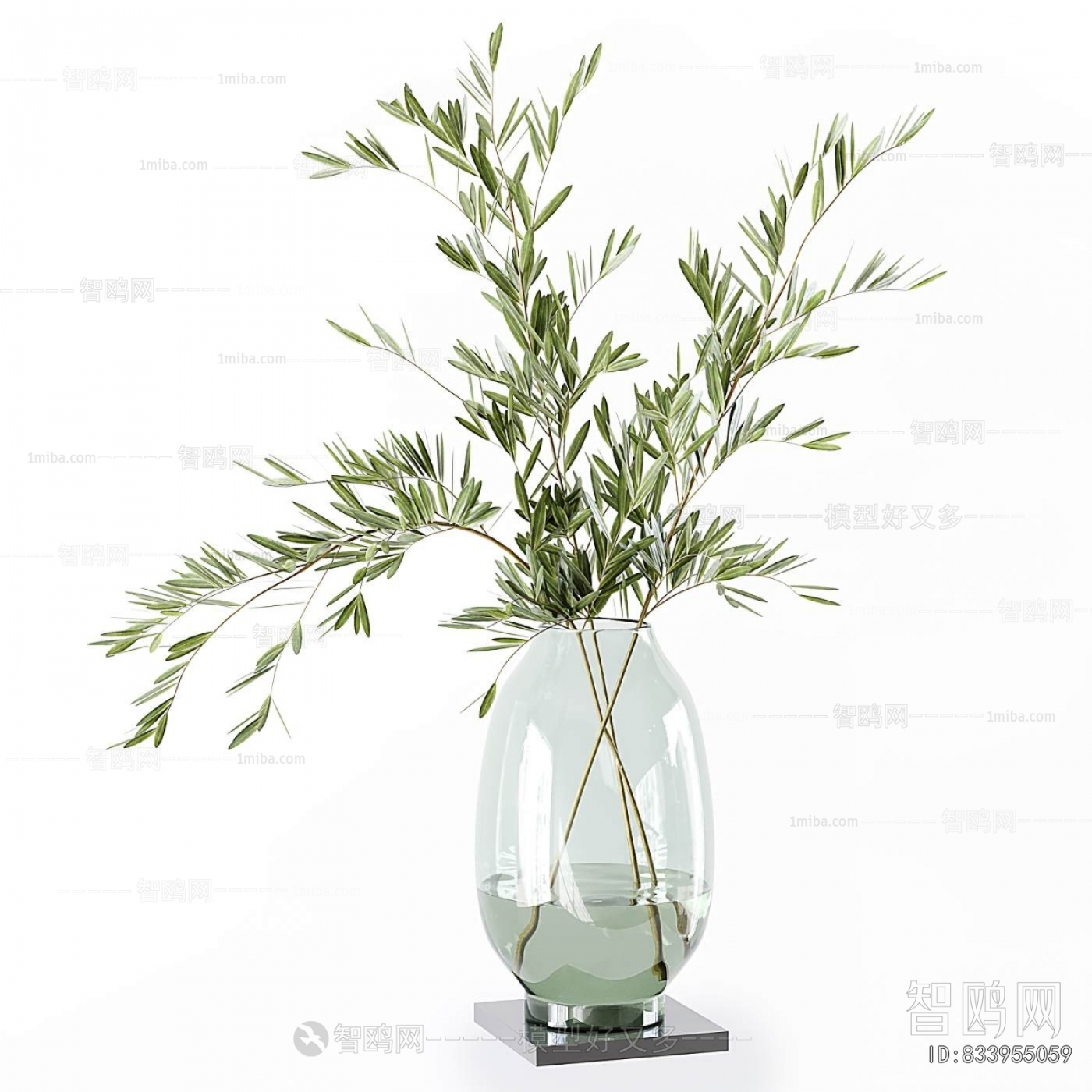 Modern Aquatic Green Plant