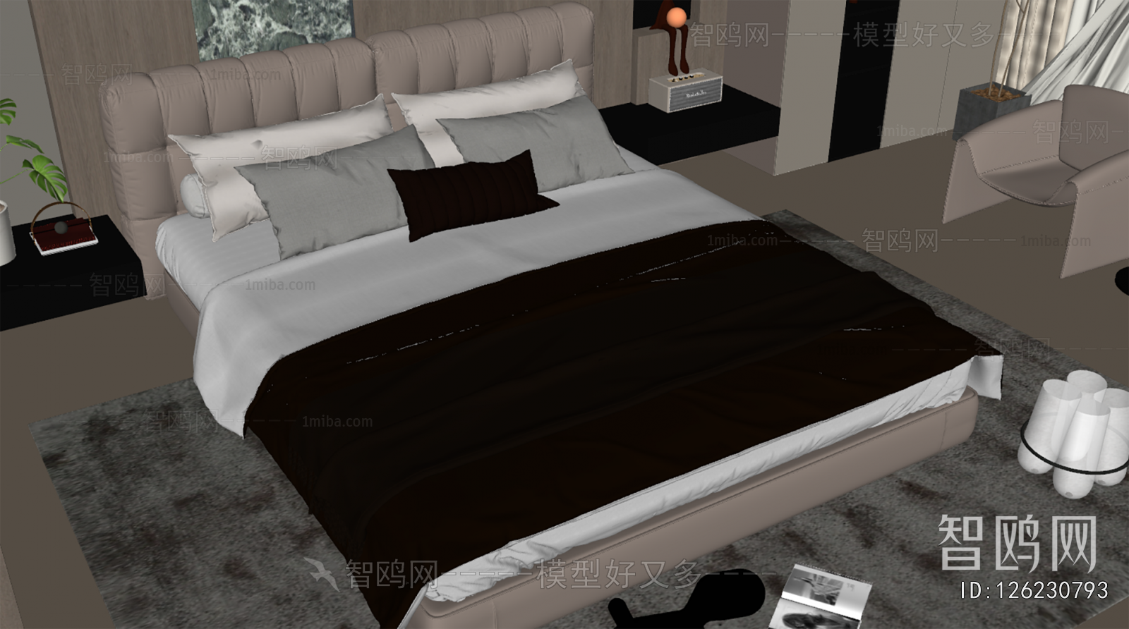 Modern Double Bed