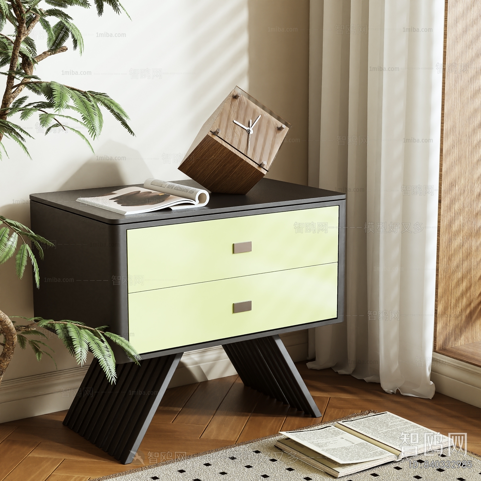 Modern Bedside Cupboard