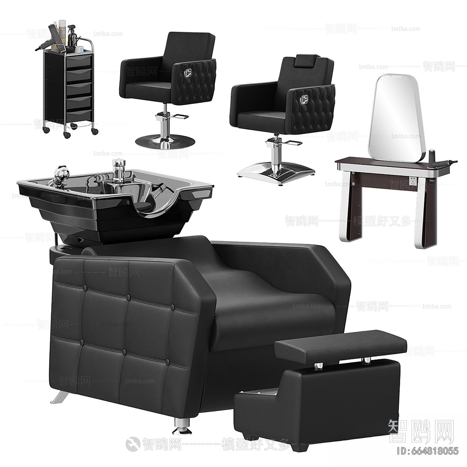 Modern Barber Chair