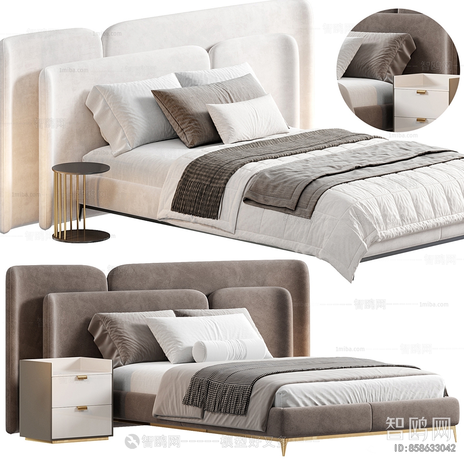 Modern Double Bed