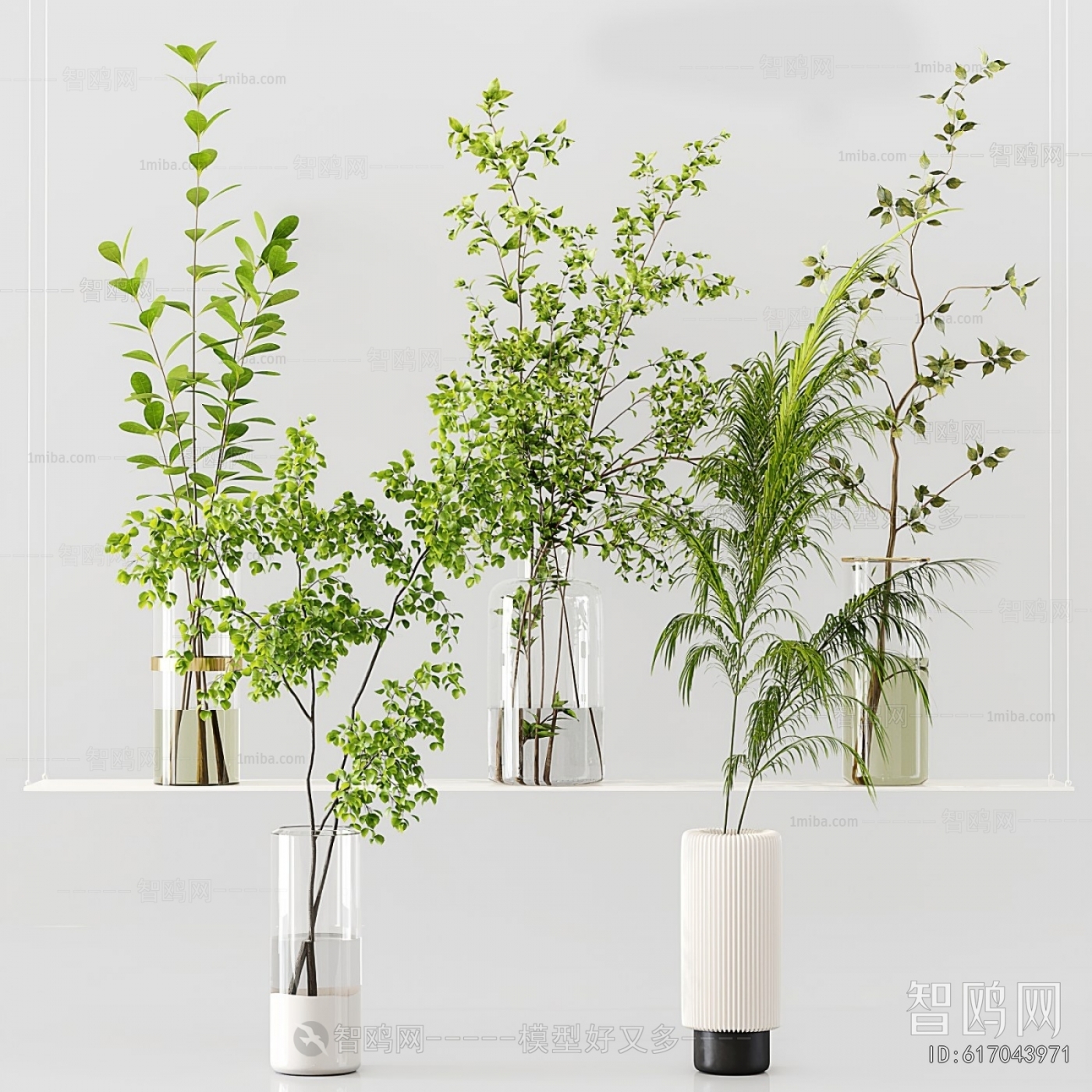 Modern Aquatic Green Plant