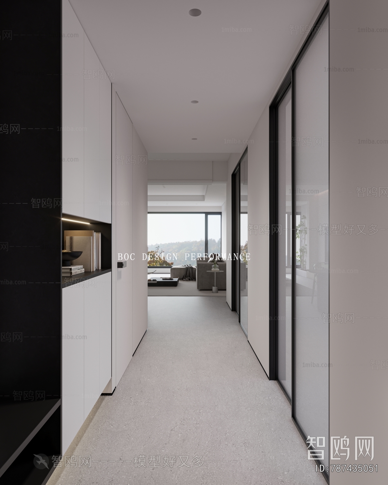 Modern Hallway