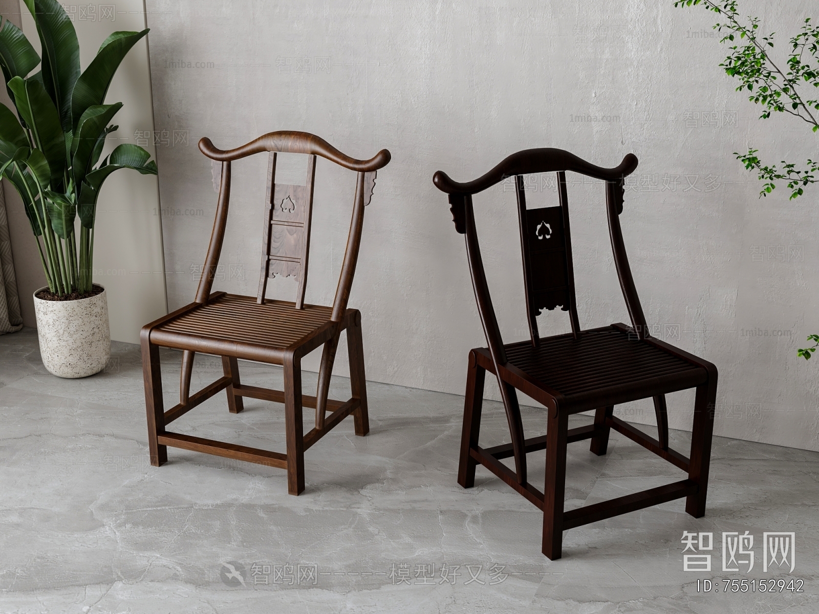 New Chinese Style Dining Chair