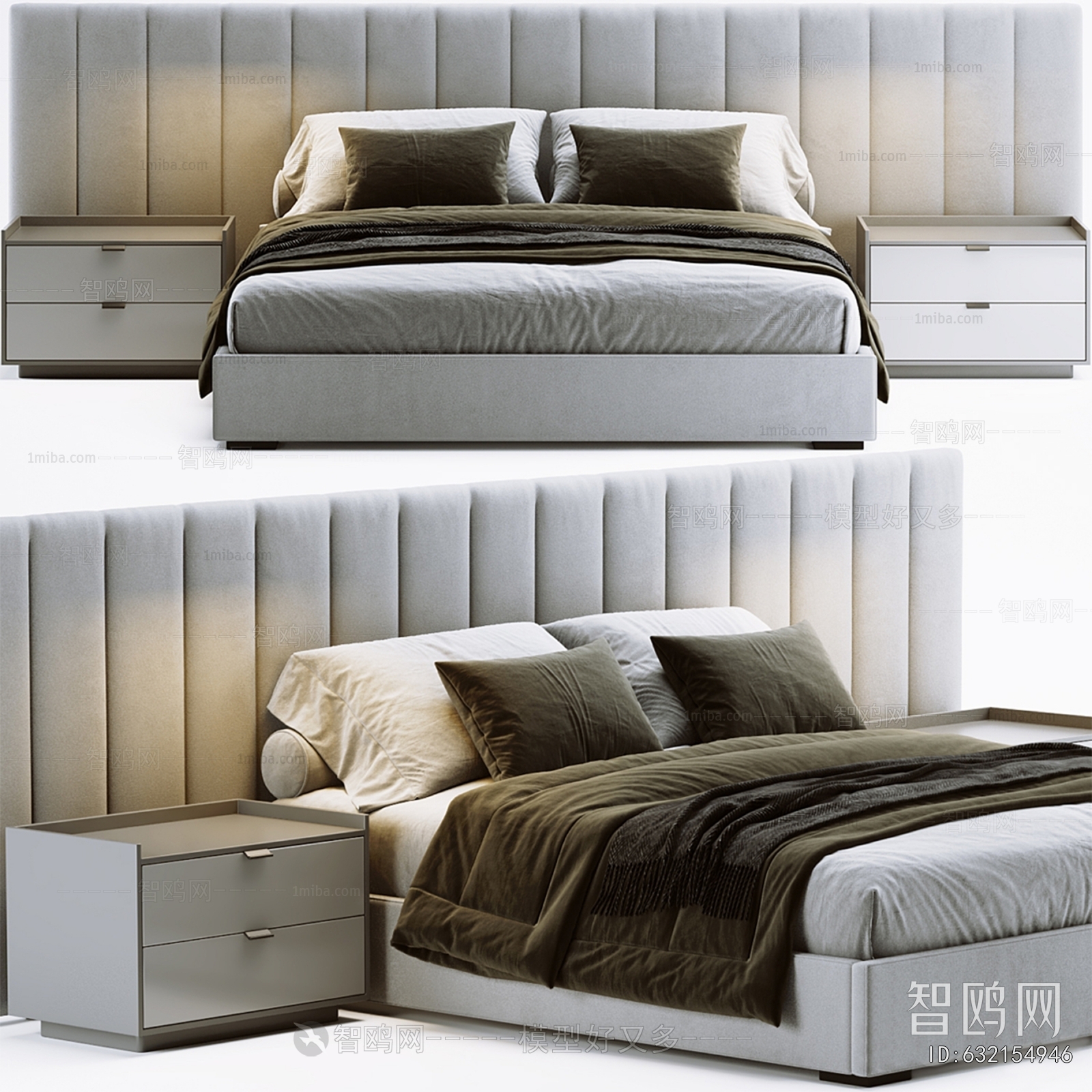 Modern Double Bed