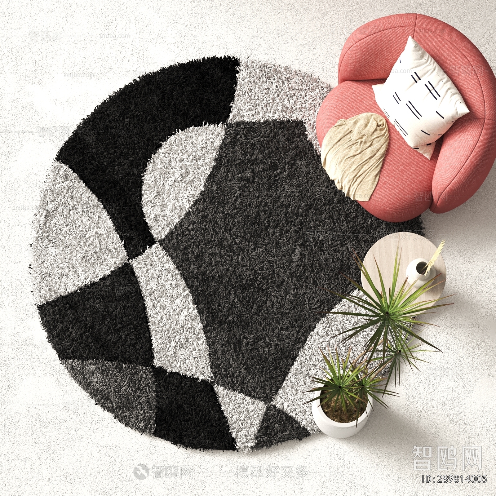 Modern Circular Carpet