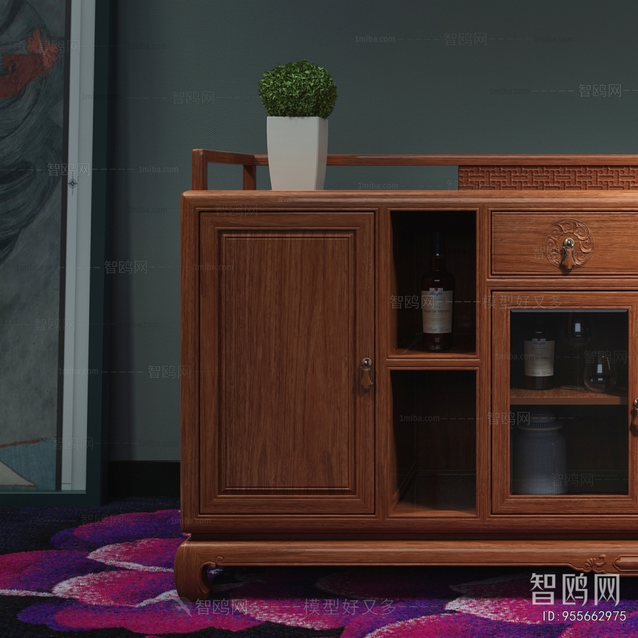 New Chinese Style Sideboard