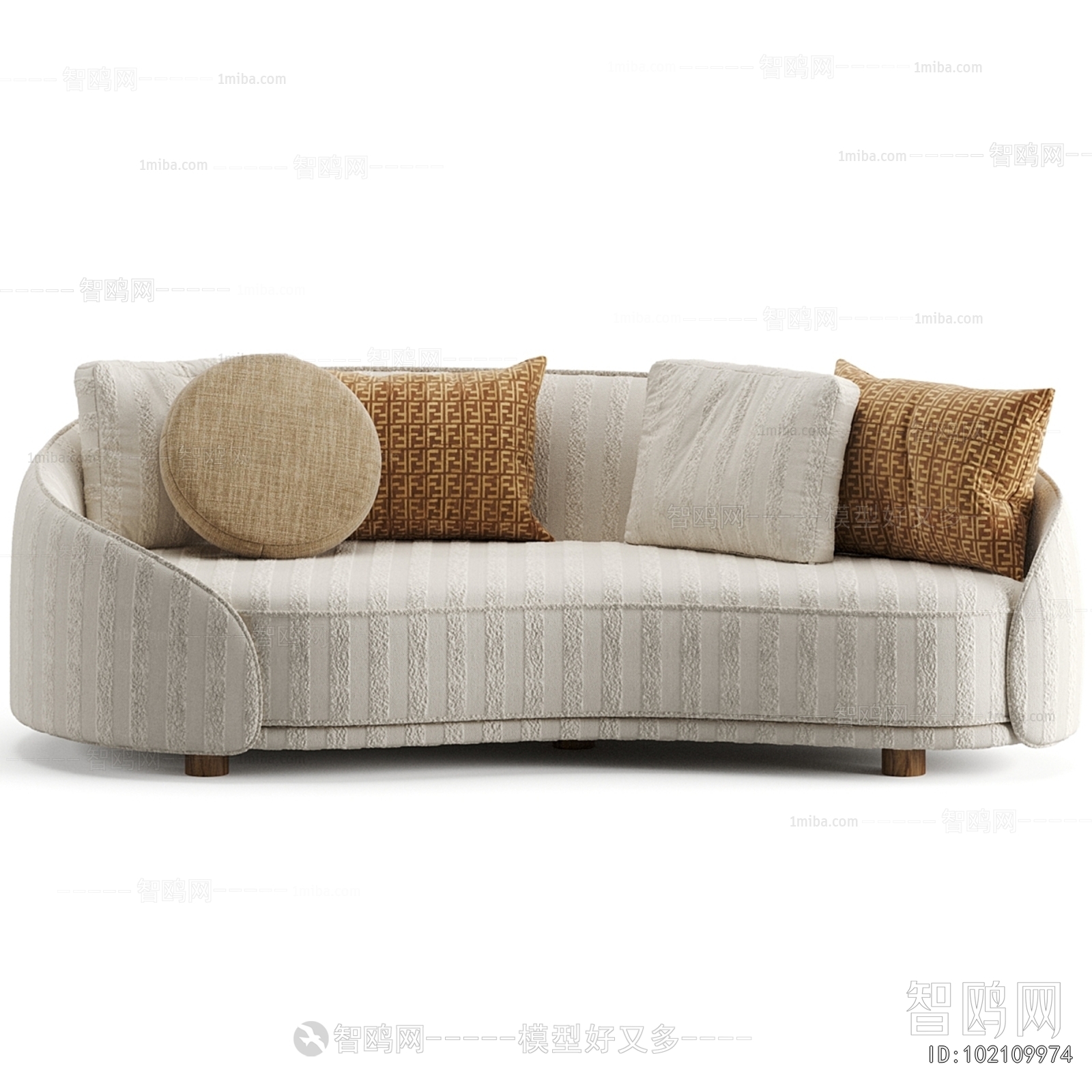 Modern Curved Sofa