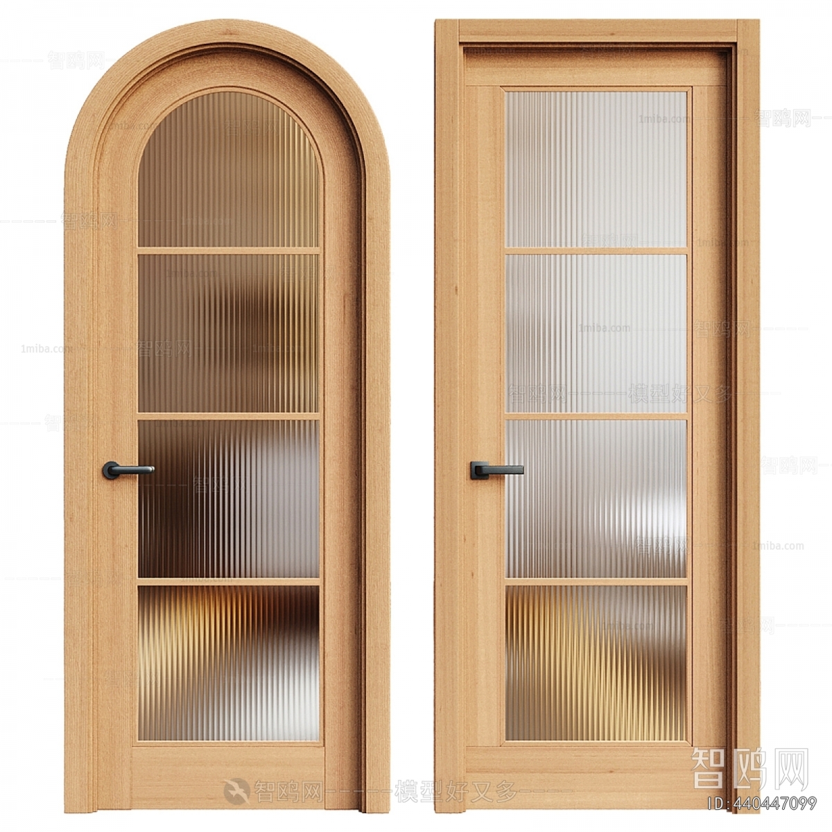 Simple European Style Single Door