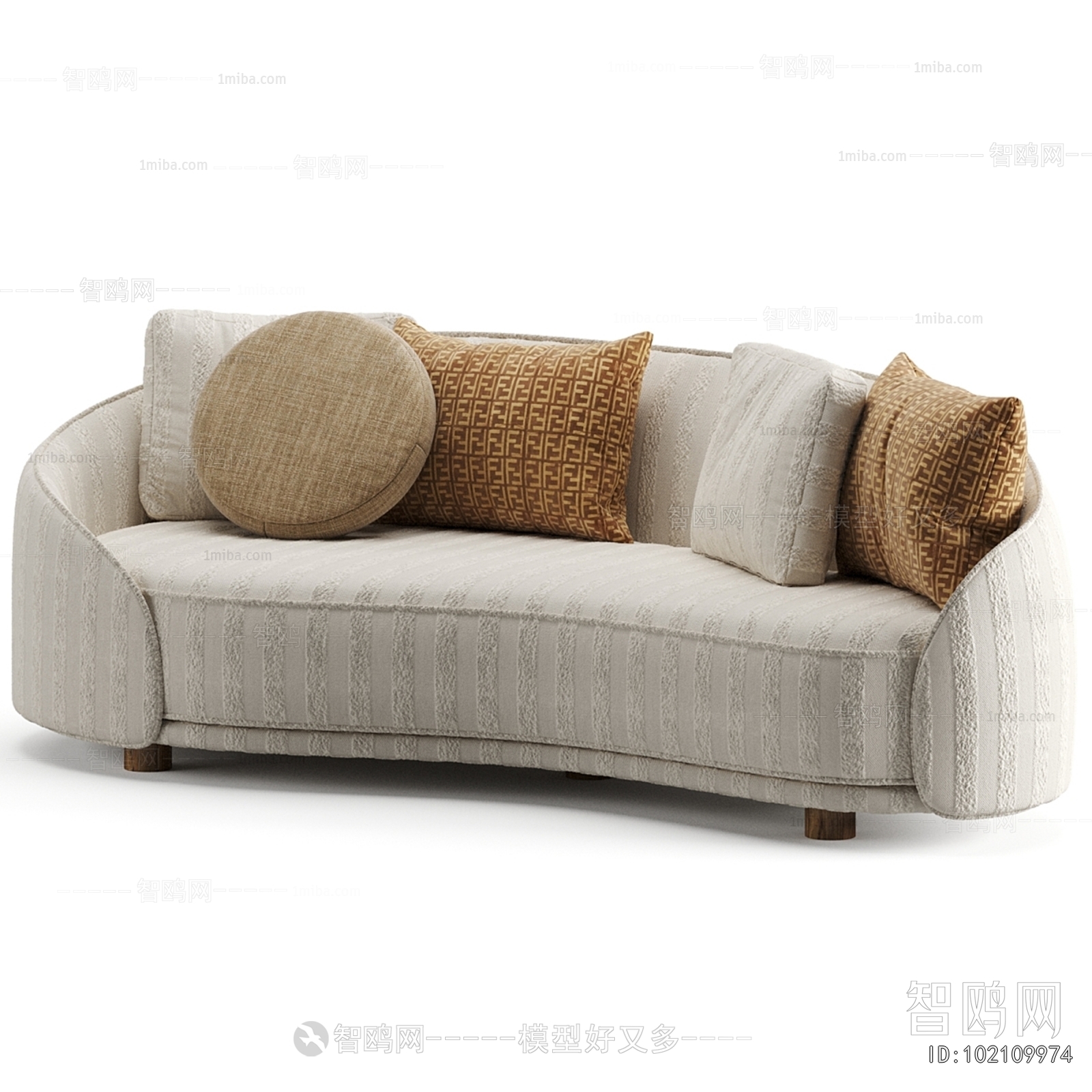 Modern Curved Sofa