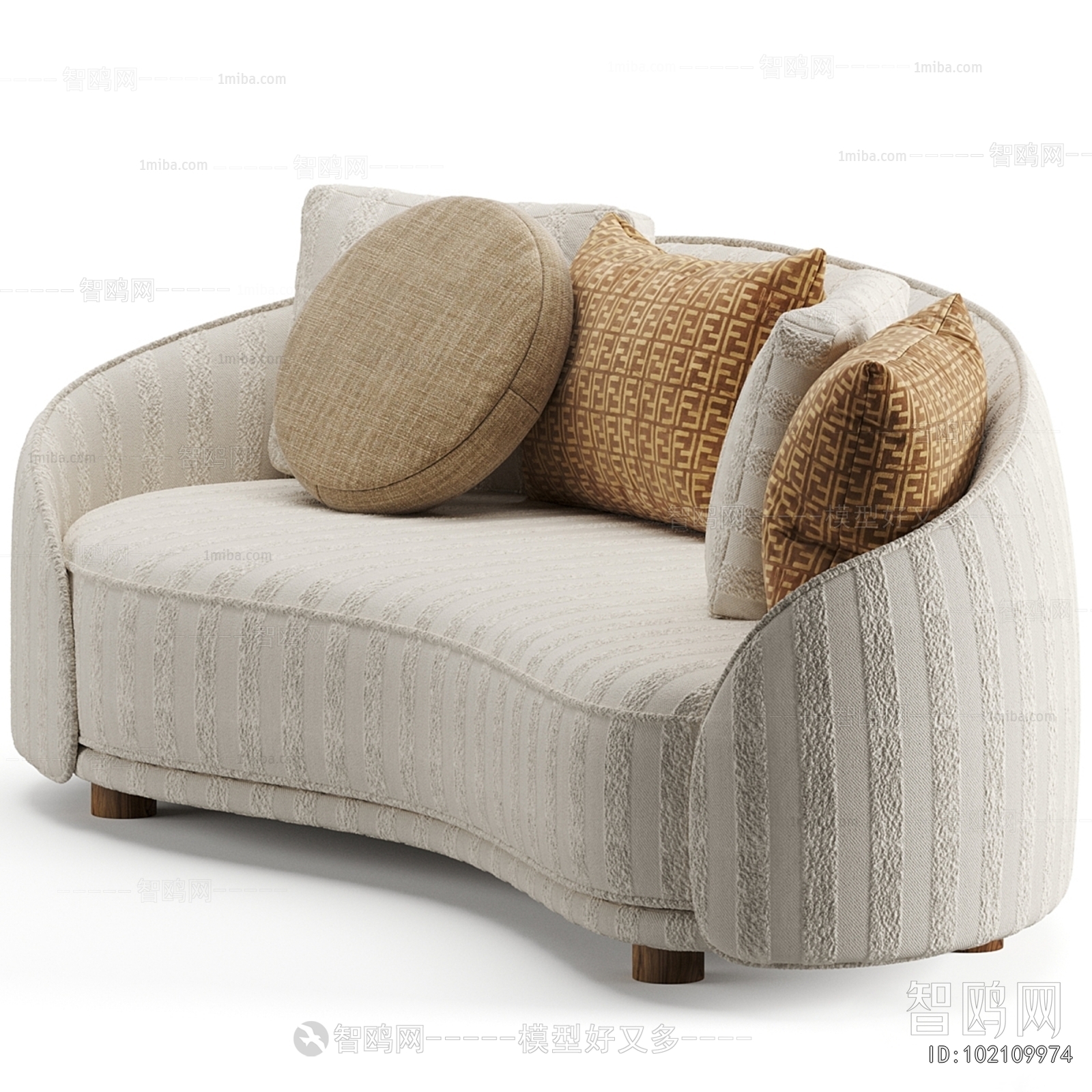 Modern Curved Sofa