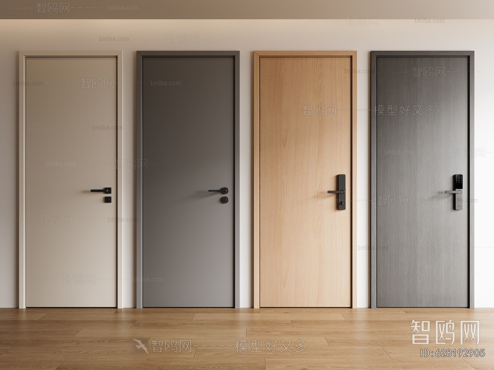 Modern Single Door