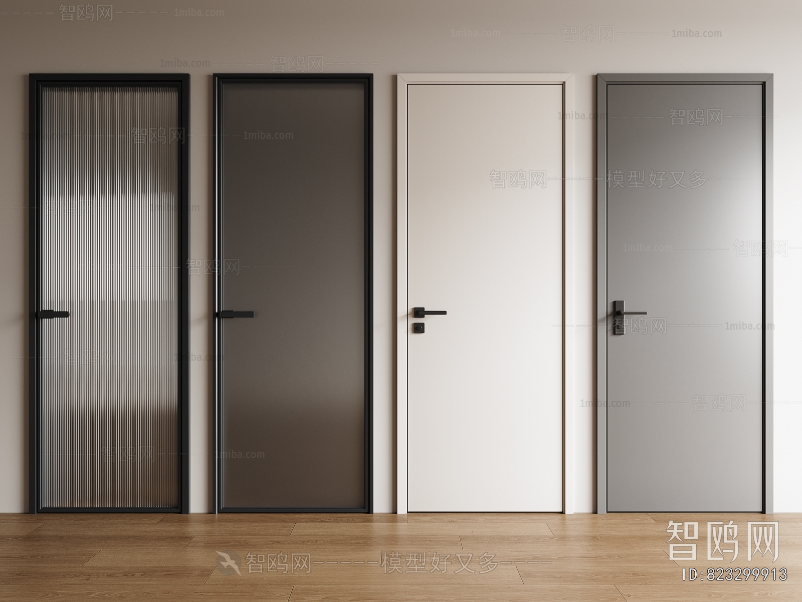 Modern Single Door