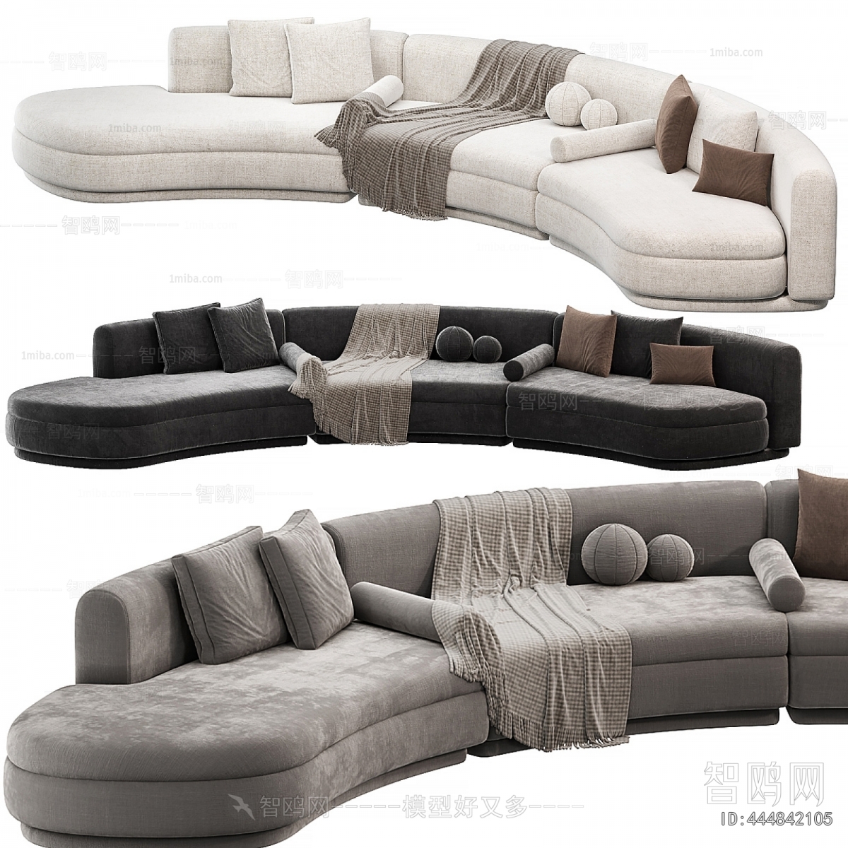 Modern Curved Sofa