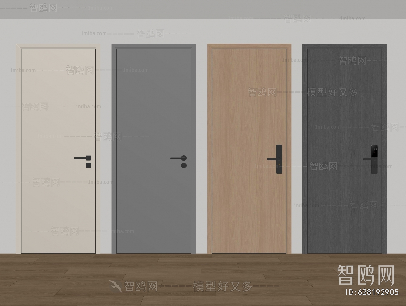 Modern Single Door