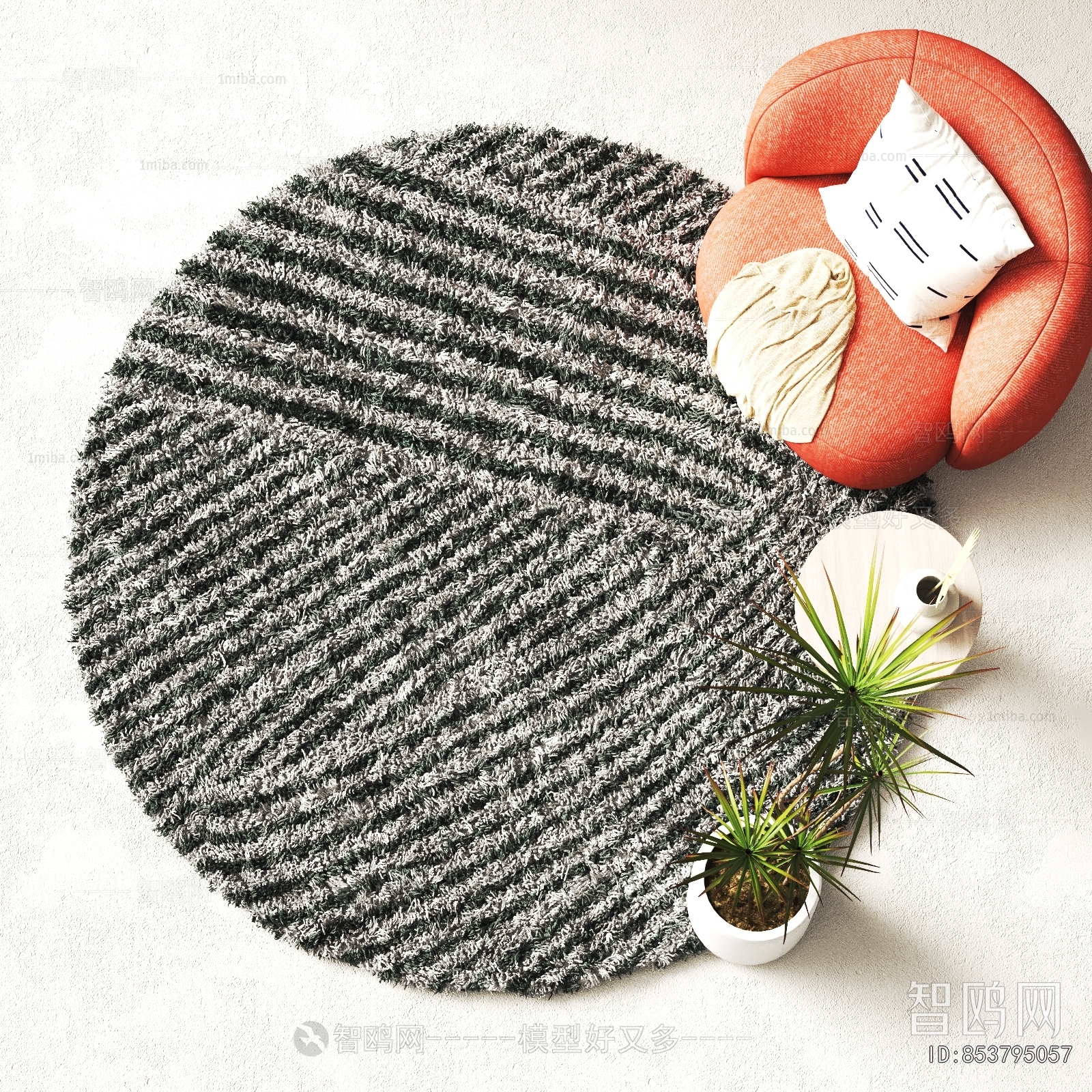 Modern Circular Carpet