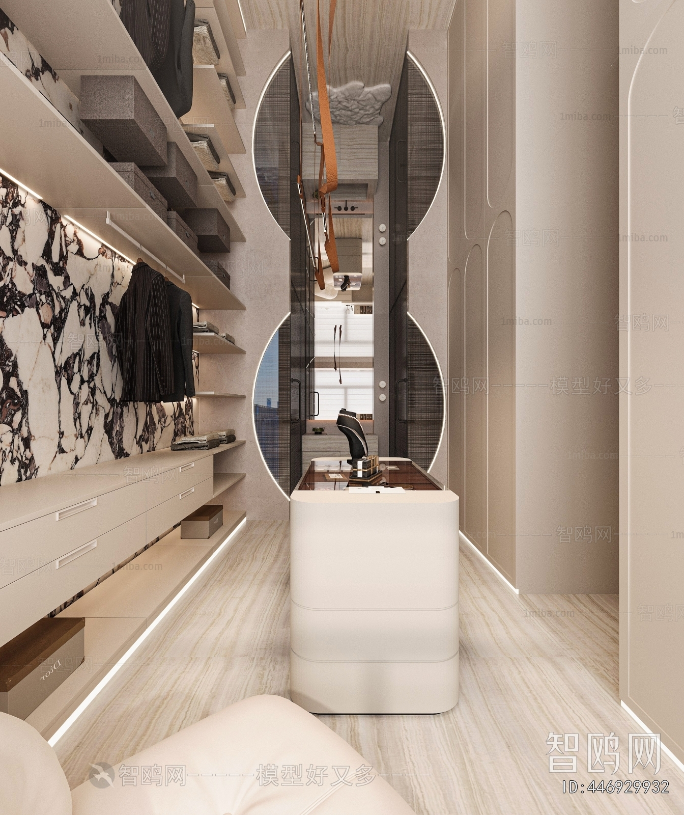 Modern Clothes Storage Area