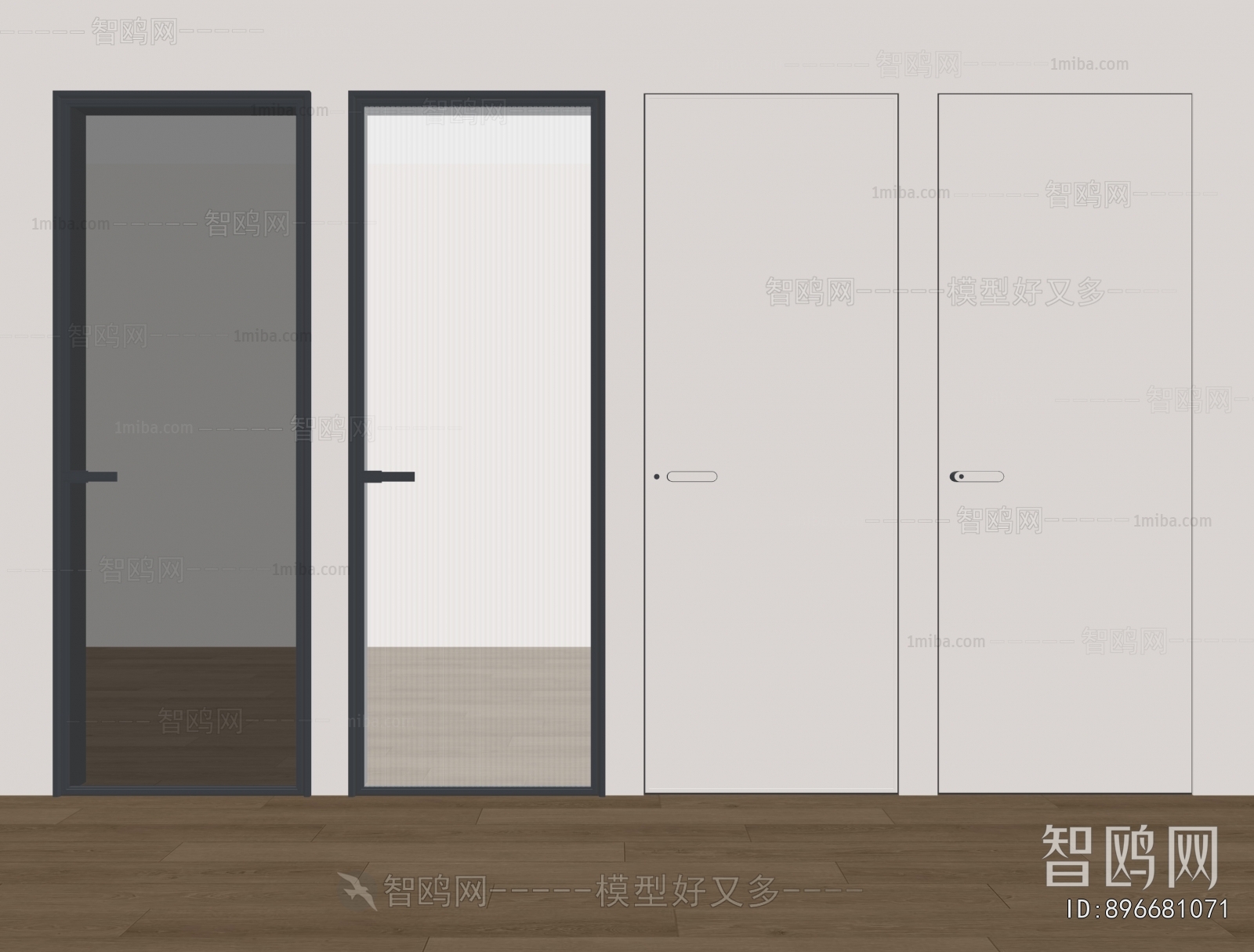 Modern Single Door