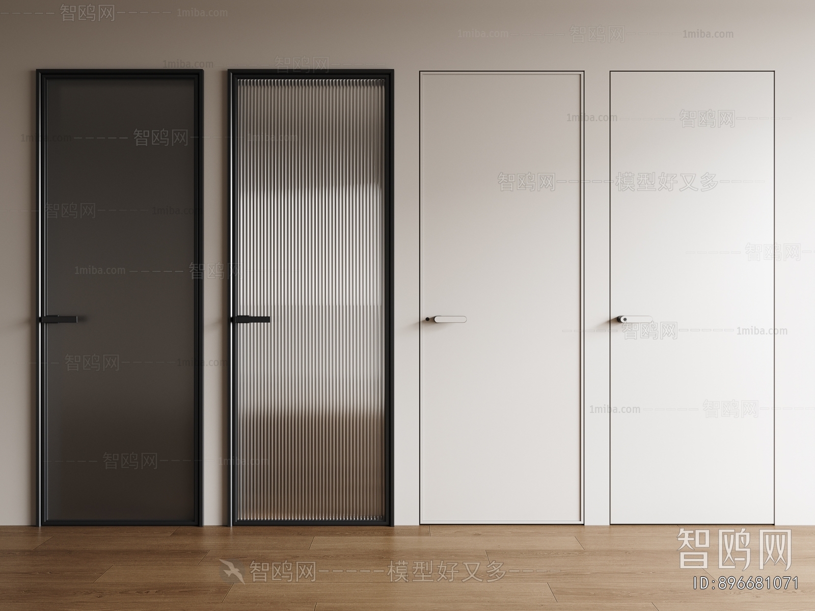 Modern Single Door