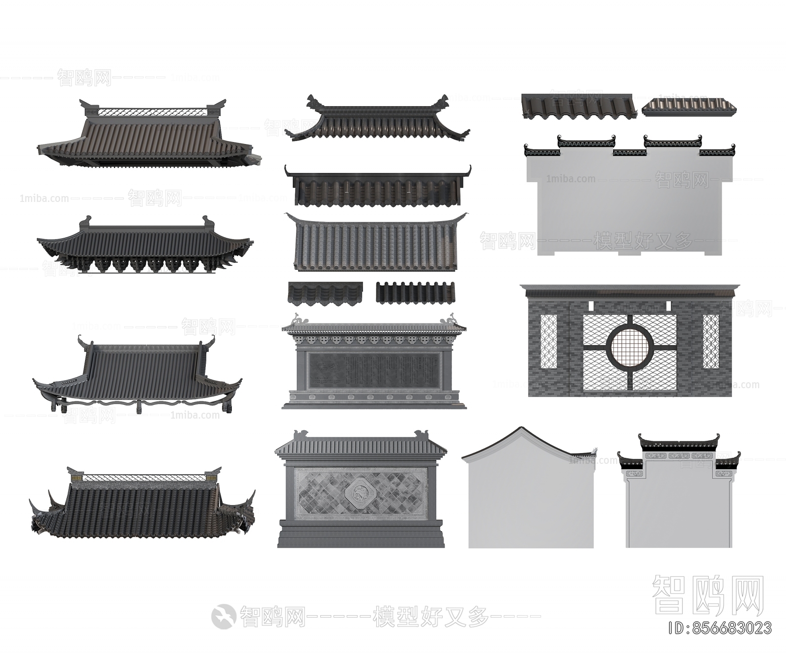 Chinese Style Building Component