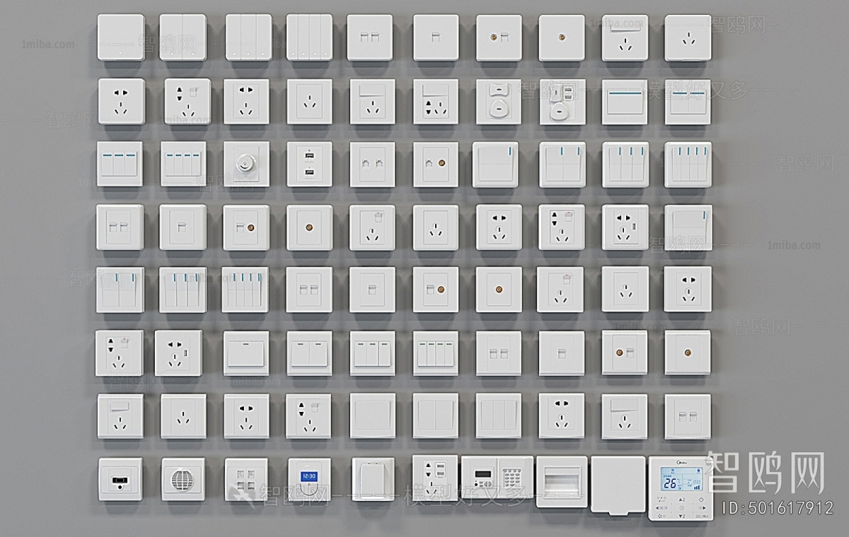 Modern Switch Socket Panel