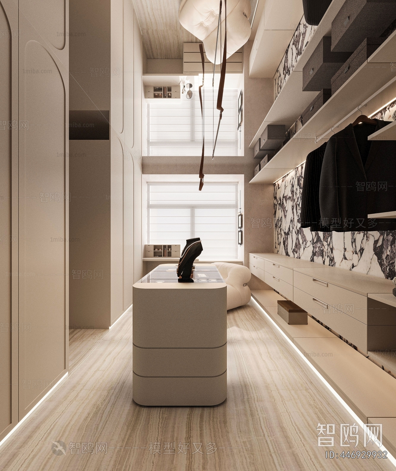 Modern Clothes Storage Area