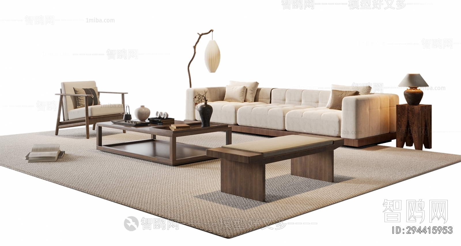 New Chinese Style Sofa Combination