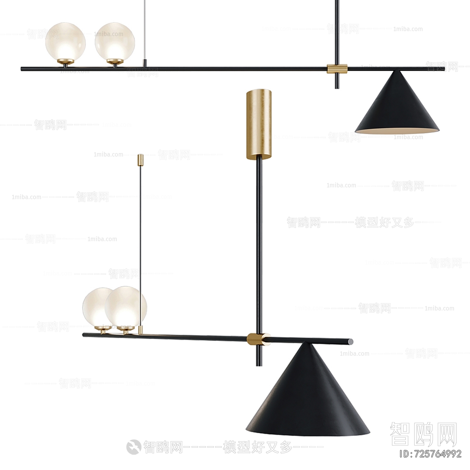 Modern Long Chandelier