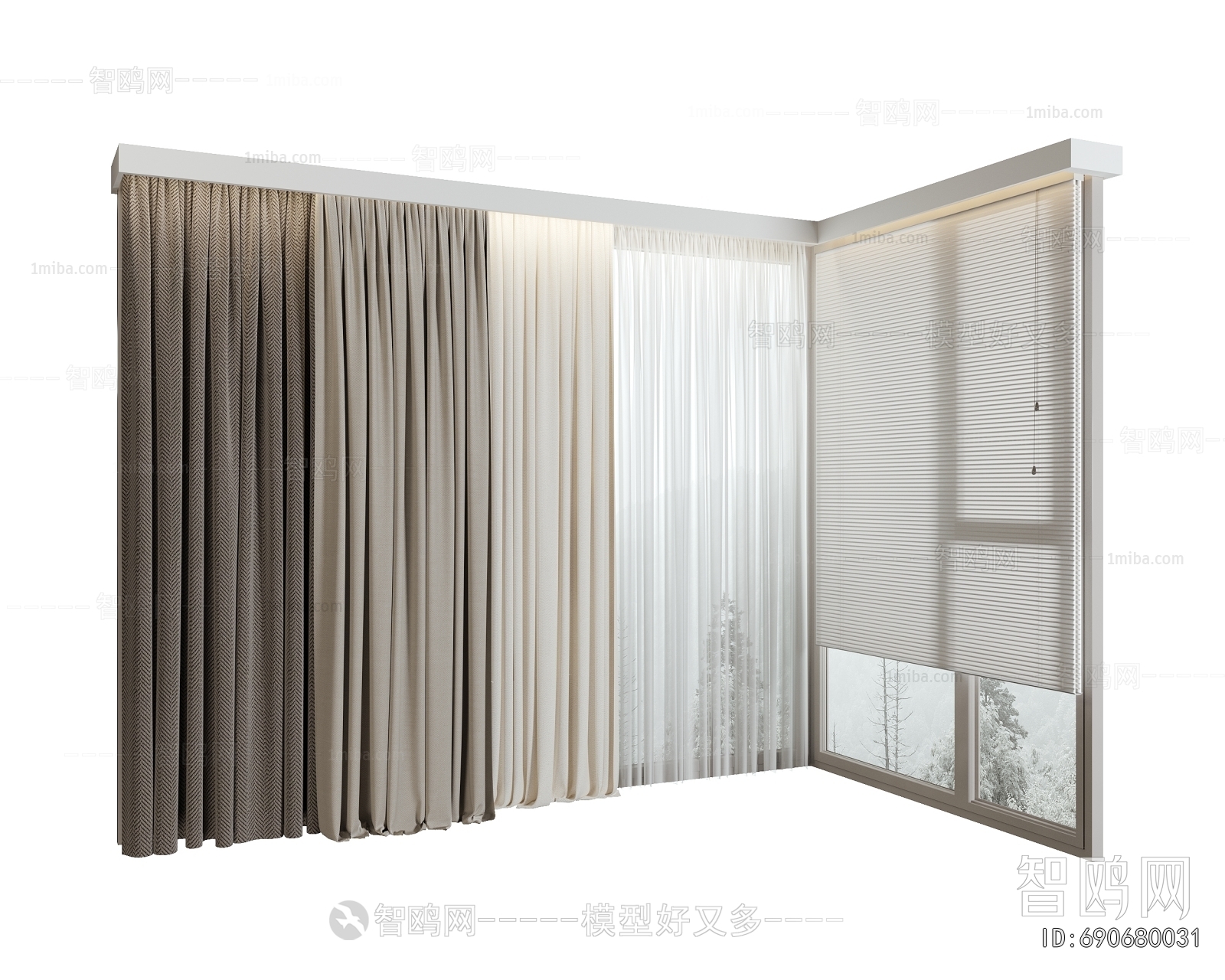 Modern The Curtain