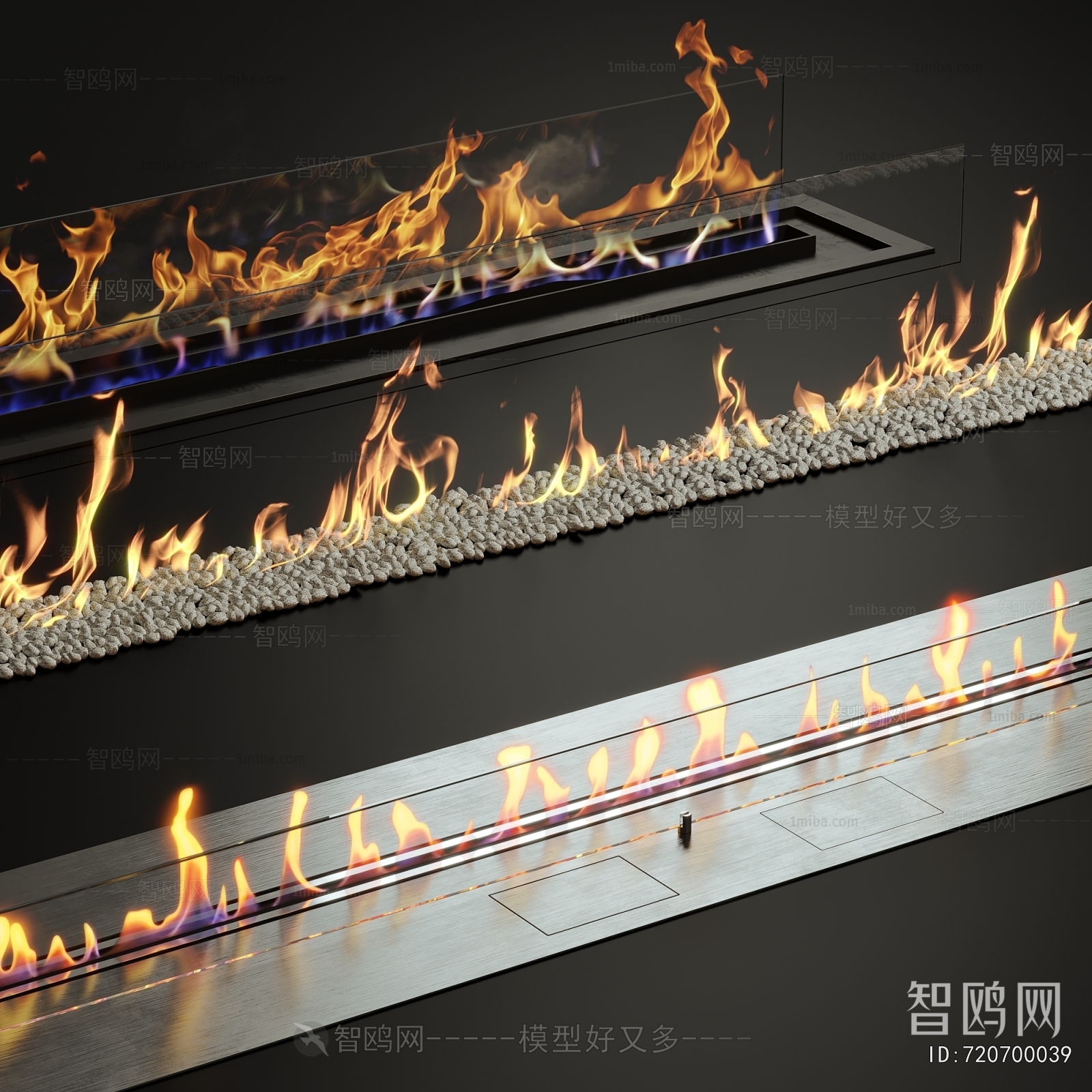 Modern Electronic Fireplace