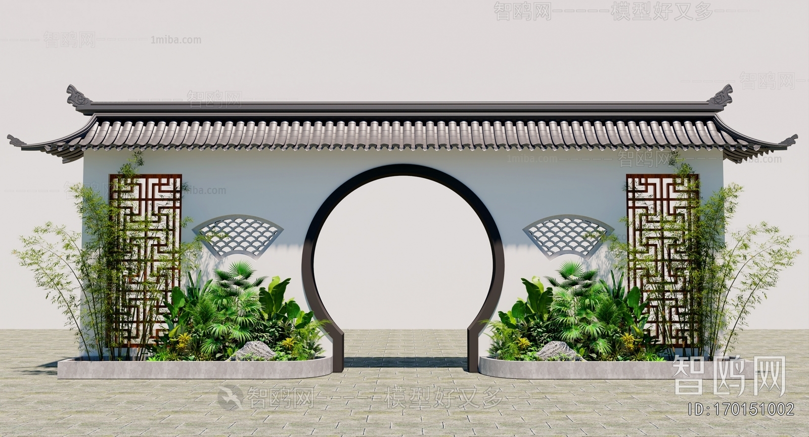 New Chinese Style Landscape Wall