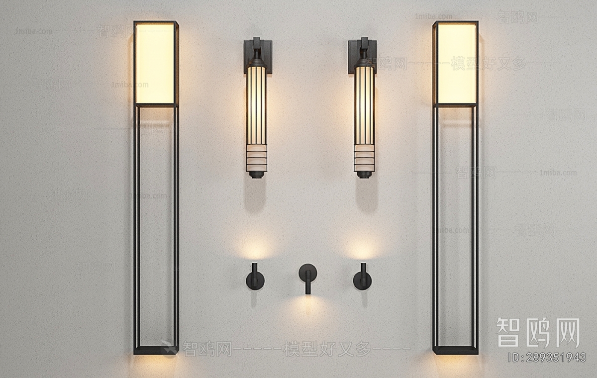 New Chinese Style Wall Lamp