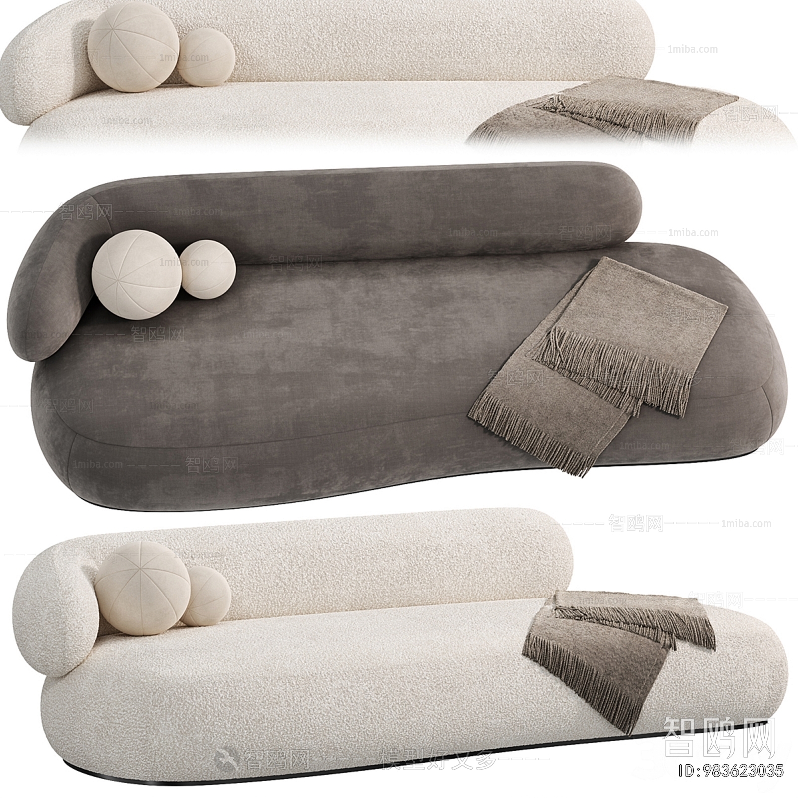 Modern Multi Person Sofa