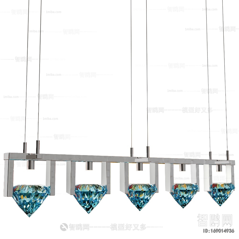 Modern Long Chandelier