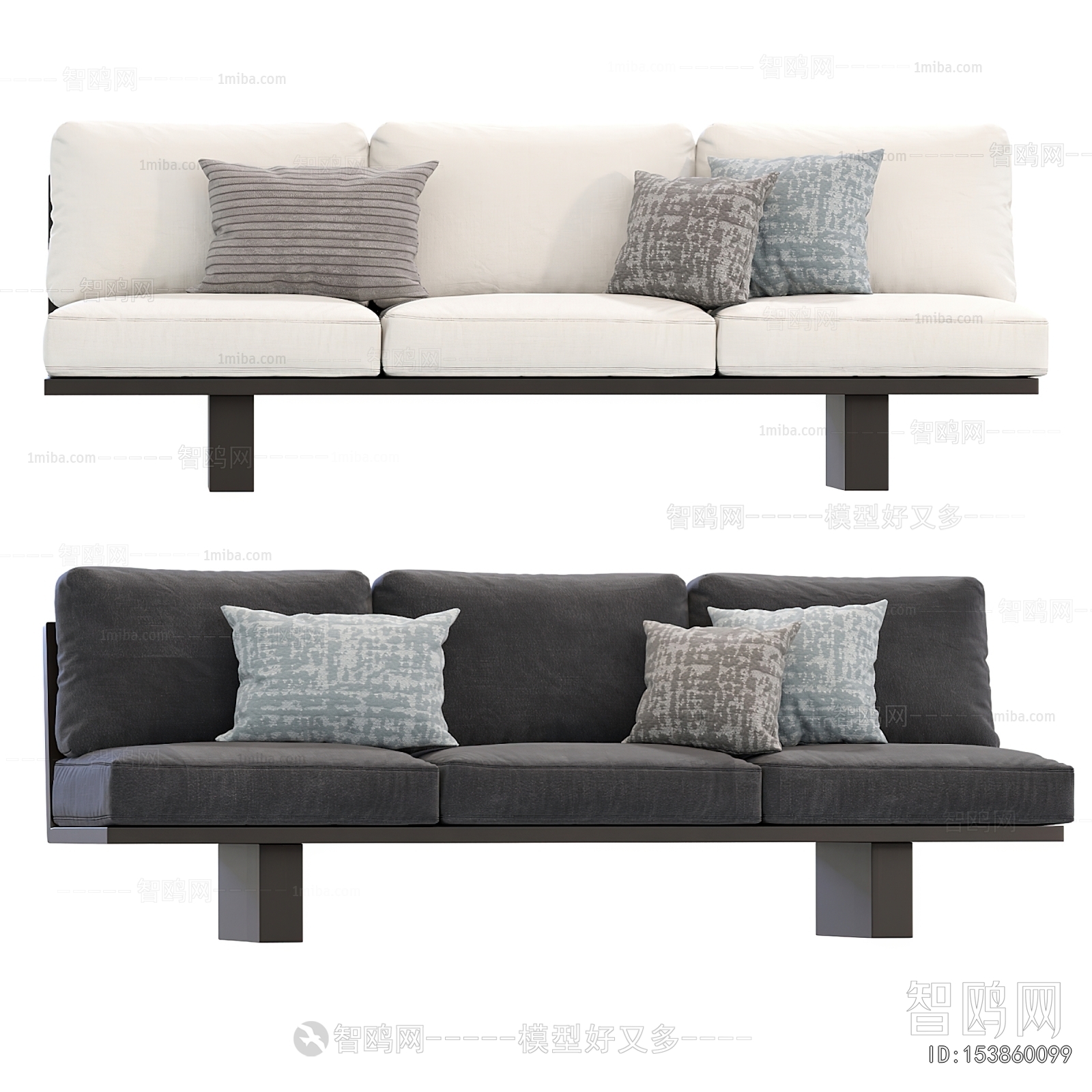 Modern Multi Person Sofa