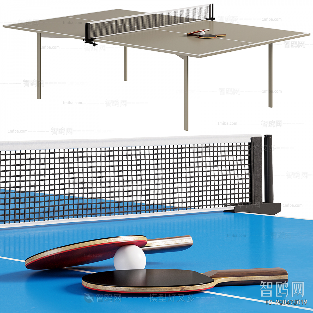 Modern Table-tennis Table