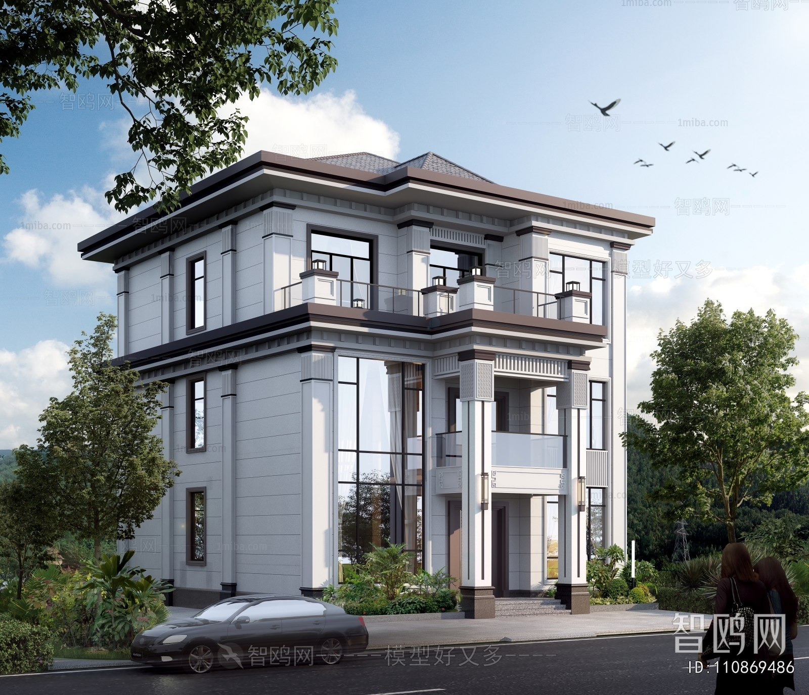 New Chinese Style Detached Villa