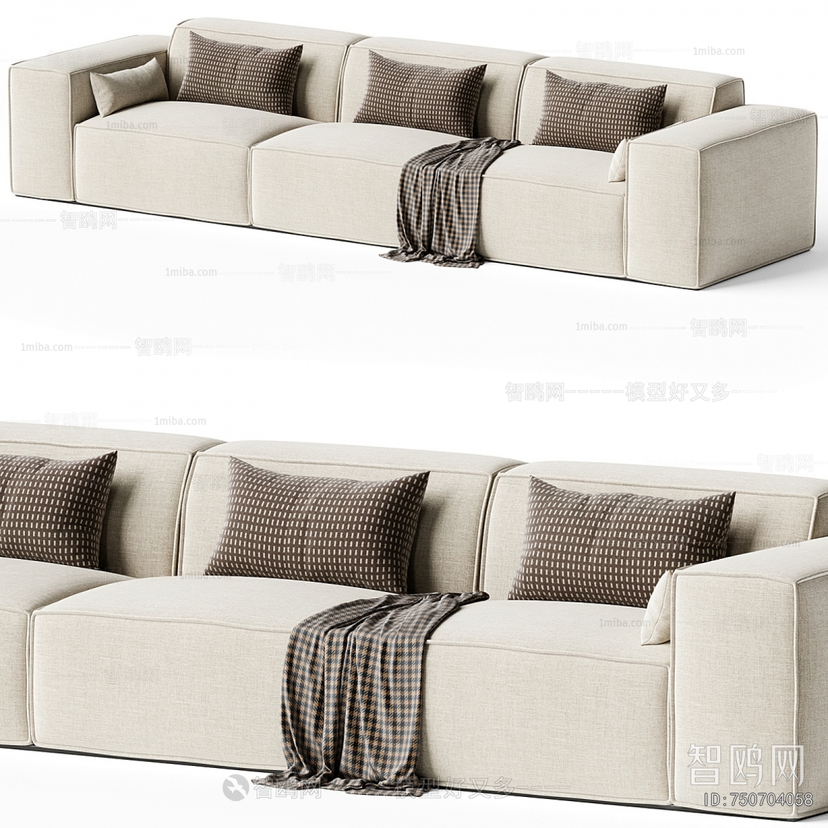 Modern Three-seat Sofa