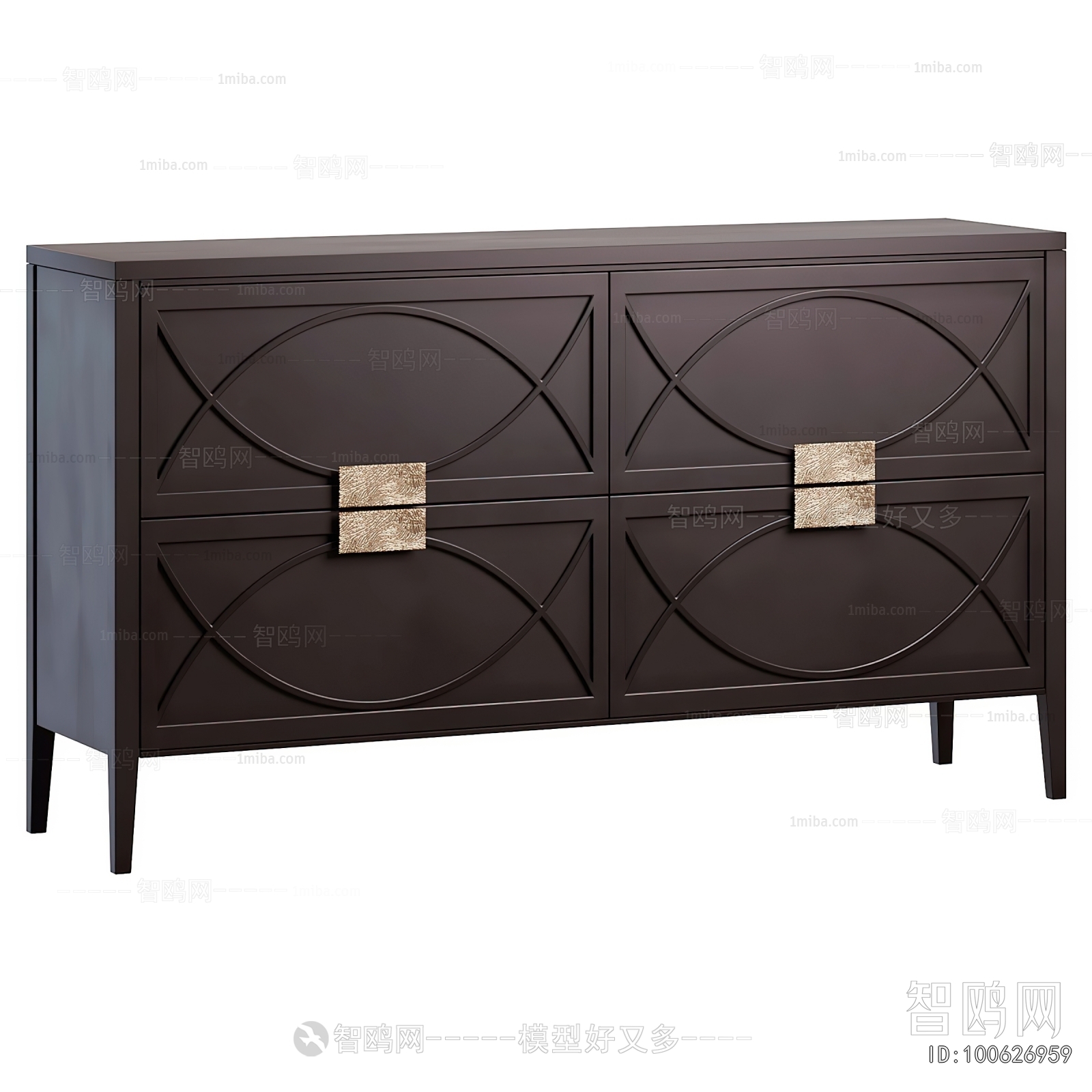 Simple European Style Side Cabinet