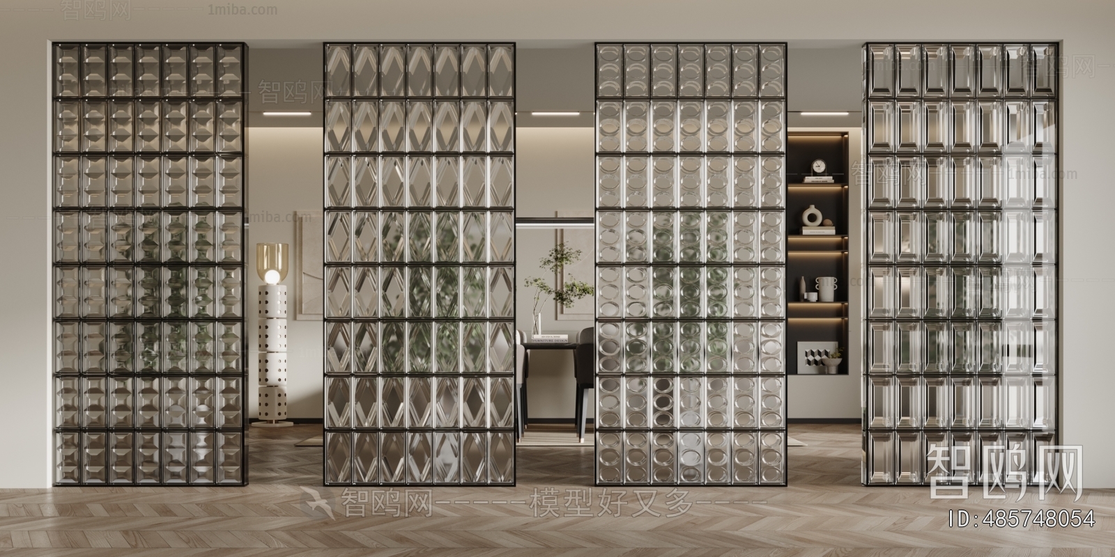 Modern Glass Screen Partition