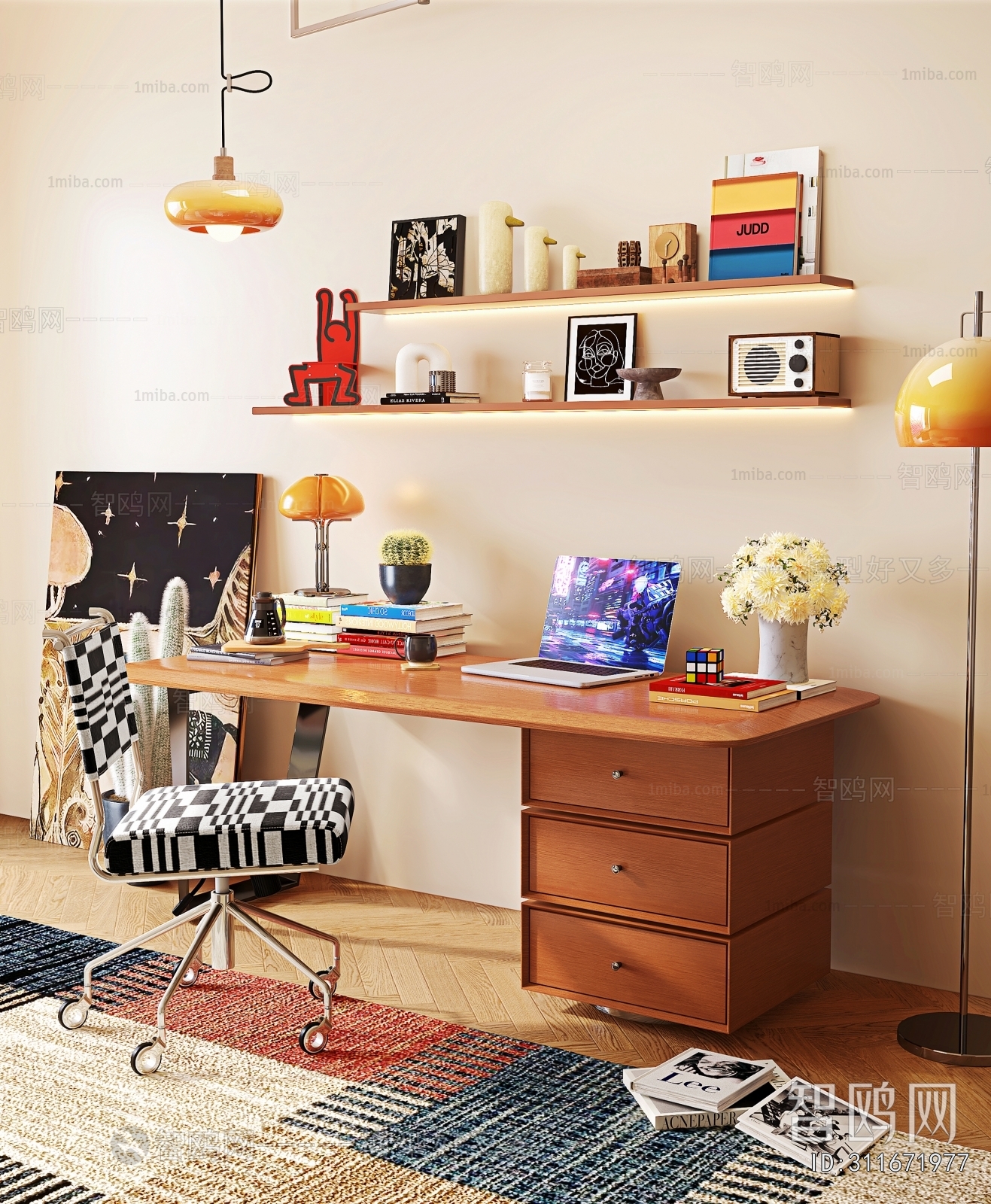 Modern Computer Desk And Chair