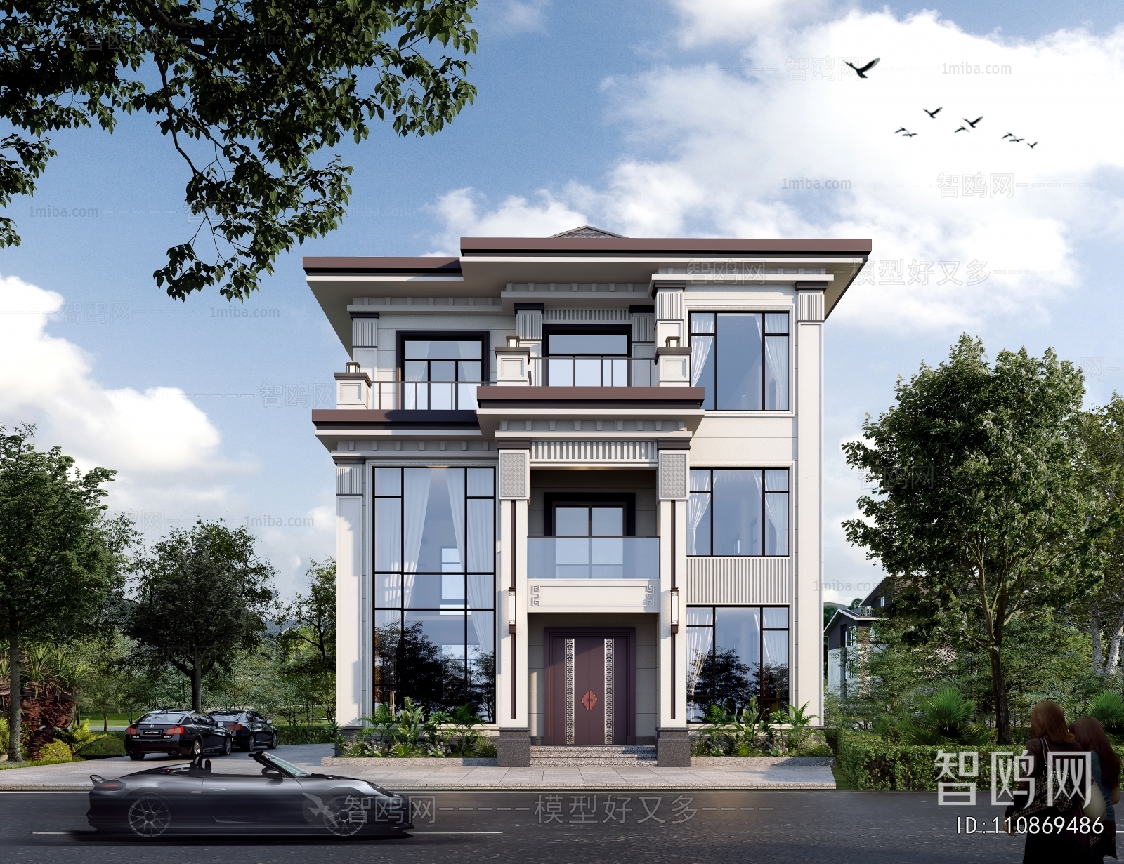 New Chinese Style Detached Villa