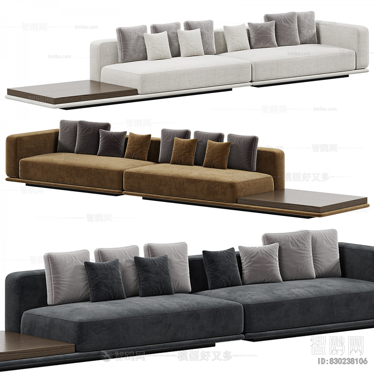 Modern Multi Person Sofa